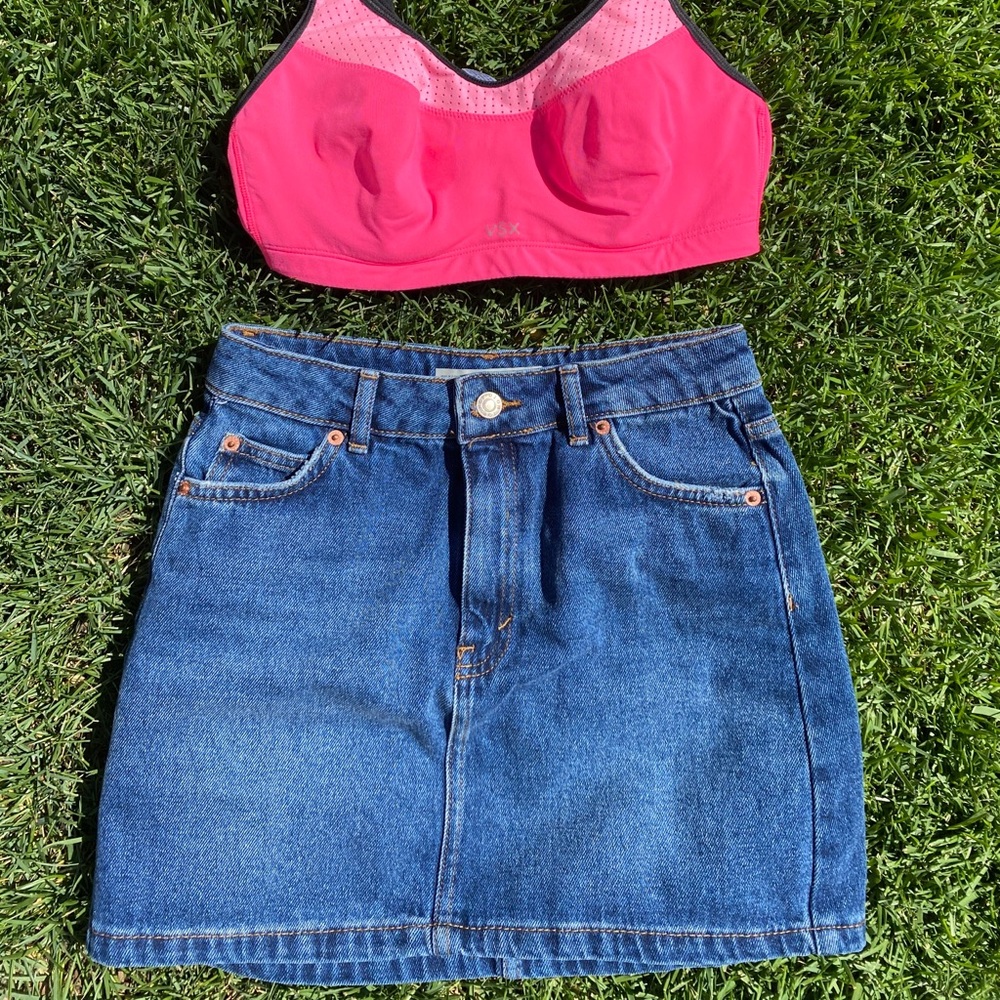 Topshop Denim Skirt